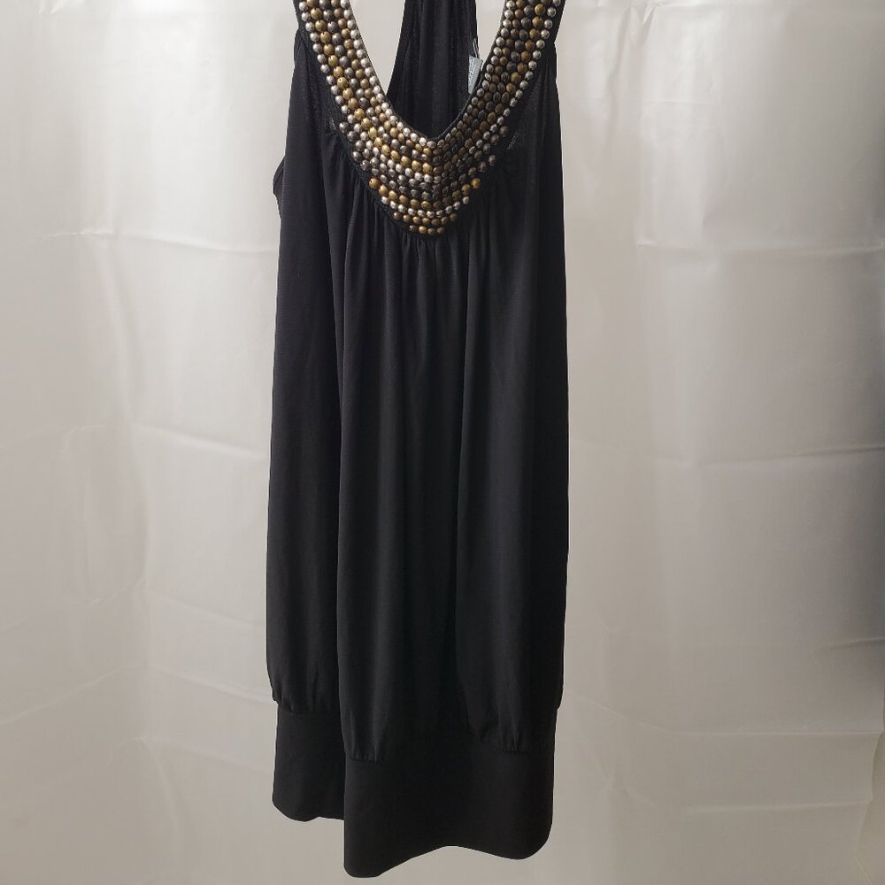 Sexy Plus Size Black Womens SleevelessTop - Picture 3 of 13